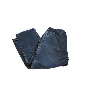Vintage Carhartt B136 Double-Front Work Dungaree JeanWashed Black Men's 40x30